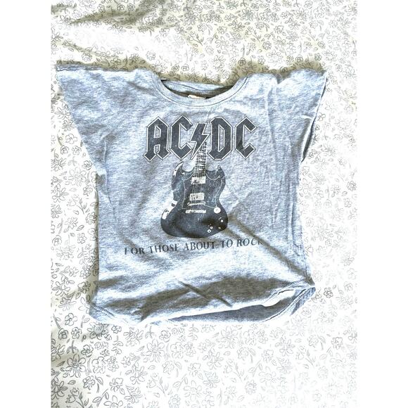 ACDC Toddler Band Tee by Junk Food Gray 2T - Picture 1 of 7